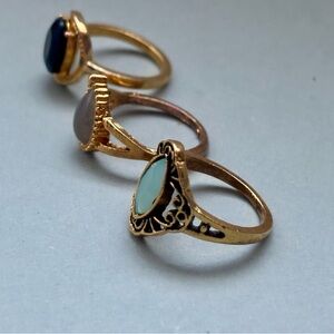 Gold-Tone Fashion Ring Bundle